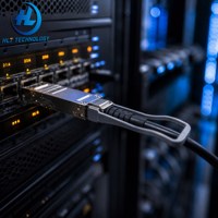 Cable DAC de Cobre de Conexión Directa QSFP28 a QSFP28 QSFP-100G-CU2M, Velocidad 100Gbps, 2M, Pasivo, Twinax, para Centro de Datos