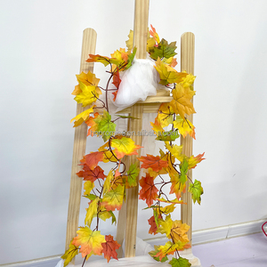 Chất Lượng Cao Duy Nhất Gốc Hoa Lụa Nhân Tạo Lỏng Lẻo <span class=keywords><strong>Maple</strong></span> Lá Đám Cưới Và Giáng Sinh/Tốt Nghiệp Trang Trí - Product Image 4