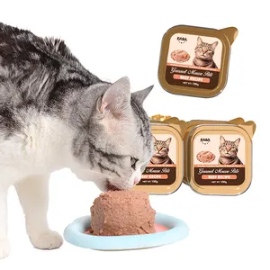 EASA Gourmet Mousse Pate Multiple Flavors 100g Cat Dog Food Pet Snacks pet wet food