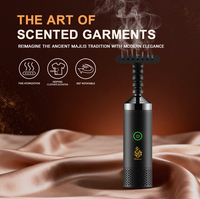 Brûleur à Bakhoor Électrique Portable Rechargeable, Brûleur d'Encens Oud 360 °   Diffuseur d'arômes réglable pour cheveux et vêtements, pour le Moyen-Orient