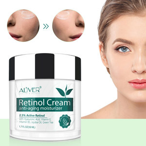 Crème Visage Anti-Âge <span class=keywords><strong>ALIVER</strong></span> Nourrissante à la Vitamine E 50ml et au Rétinol, Élimine les Rides, Crème Visage au Rétinol pour Blanchir la Peau - Product Image 4