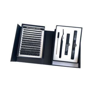 Ciglia a Ciuffi Segmentate Fatte a Mano, <span class=keywords><strong>Mix</strong></span> di Curvature Naturali, Ciglia Finte in Visone Sintetico per DIY, Ciuffi di Ciglia Effetto Wispy - Product Image 1