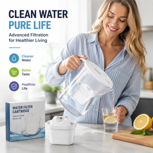 Cartucho de Filtro de Agua de Repuesto para el Hogar de Alta Calidad, Cartucho de Filtro de Agua Potable con Carbón Activado - Product Image 1