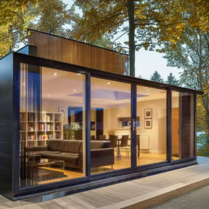 Porte coulissante en aluminium à double vitrage trempé anti-ouragan <span class=keywords><strong>EOSS</strong></span> ES152, ouverture horizontale, garantie 5 ans - Product Image 4