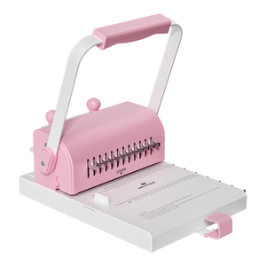 Machine à relier manuelle Mecolour 2:1, capacité de perforation 20 feuilles, 23 trous, format A4 A6, mini relieuse portable - Product Image 1