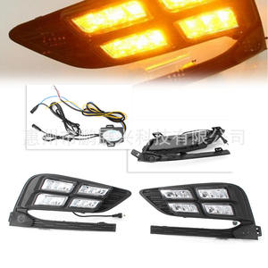 Cubierta de Luz Antiniebla Delantera para Chevrolet Cruze 2017-2019, ABS, Izquierda/Derecha, LED DRL Blanco, Señal de Giro, Fijación con Tornillos - Product Image 4