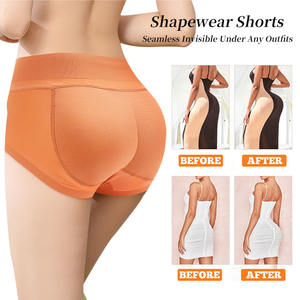 Bragas de realce transpirables cómodas para mujer, bragas sexis de realce de glúteos <span class=keywords><strong>y</strong></span> cadera con decoración de plumas acolchadas, tipo de <span class=keywords><strong>tangas</strong></span> - Product Image 3