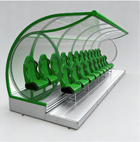 Banc de Reserves Portable Elite pour Joueurs de Football – Abri Mobile pour Équipe de Football sur le Bord de Terrain – EPY