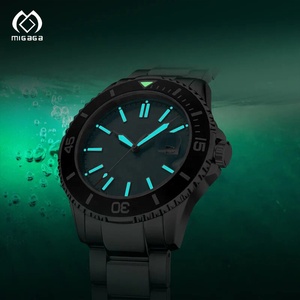 Montre de plongée automatique mécanique luminescente pour homme, de qualité supérieure, fabriquée sur mesure en acier inoxydable 316L, étanche à 100 m - Product Image 4