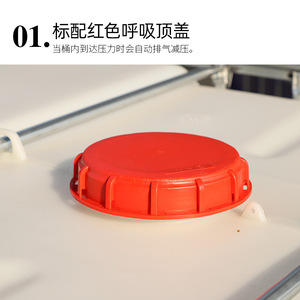 1000L IBC Container Food Grade HDPE <b>Square</b> Plastic Drum With Metal <b>Frame</b> For Storage And Transportation - Product Image 3