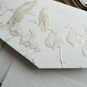 Biglietti d'<span class=keywords><strong>Auguri</strong></span> per Matrimonio Personalizzati di Alta Qualità - Stampa Digitale con Opzioni di Goffratura su Cartoncino e Buste - Product Image 2