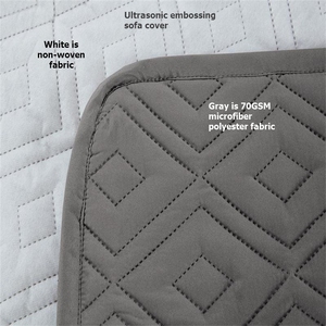 Accettare su ordine a buon mercato di goffratura 100% poliestere a prova di acqua magia divano copertura poltrona copertura - Product Image 5