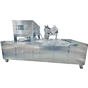 Fast Food Aluminium Foil Container Folding Crimping Sealing Packing Machine