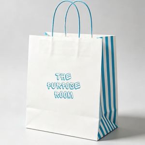 Bolsas de Papel Ecológicas, Bolsas de Papel Kraft Reciclado con Asas para Alimentos, Regalos y Compras - Product Image 2