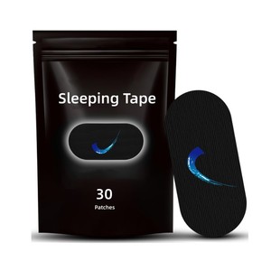 Nhà Máy Bán Buôn Thoáng Khí Màu Đen Miệng Băng Đóng Miệng Thở Vá Miệng Băng Ngủ Dải Cho Ngủ Ngáy - Product Image 1