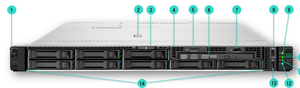 Servidor de gama alta para configurar a pedido ProLiant DL360 Gen10 8SFF NC, de la marca ProLiant, de la marca de fábrica, de la marca del producto - Product Image 2