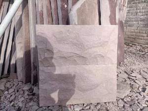 Acabado de hongo natural, arenisca roja rosa para revestimiento de paredes exteriores, azulejo de piedra - Product Image 5