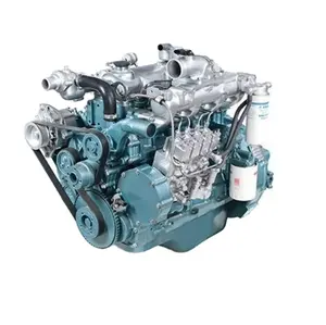 Motor diesel original Yuchai de 4 cilindros serie YC4D para uso marino