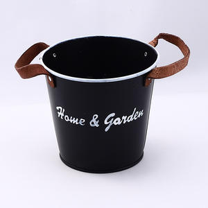 Seaux à fleurs <span class=keywords><strong>en</strong></span> métal galvanisé Vases de grande taille rustiques de style français pour mariage et décoration intérieure - Product Image 5