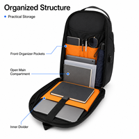 Mochila para Portátil de Gran Capacidad para Hombre, Resistente al Agua, para Viajes, Estudiantes, con Puerto de Carga USB