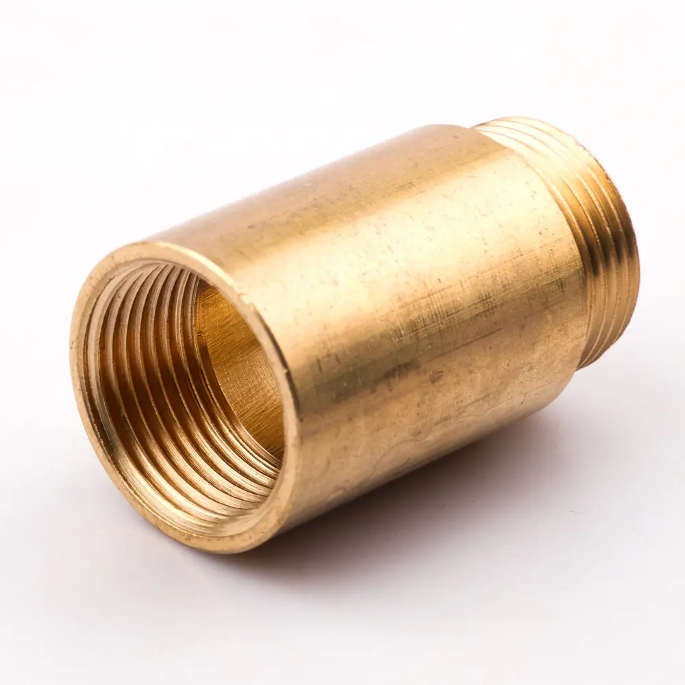 Zhejiang Kaibeili 40mm Brass extension pipe fittings BPS thread Grooved Copper Connector