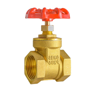 NPT BSP Female Thread Flow <b>Control</b> Brass Forged Gate Valve with Iron Hand Wheel - Product Image 6
