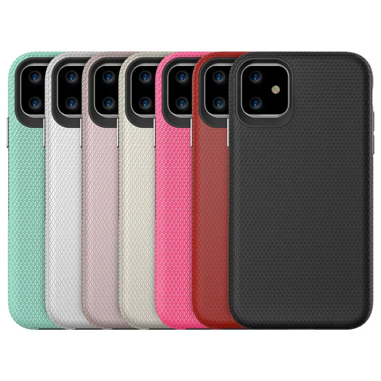 For iPhone 11 Covers Non-slip Hard Rugged Net shield Shockproof Mobile Phone Case For iPhone 11 11 Pro 11 Pro Max Armor Case