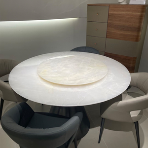 Prezzo all'ingrosso lastra di marmo mattonelle di età glaciale bianco naturale pietra di lusso per tavolo controsoffitto - Product Image 2