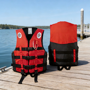 Giubbotto di Salvataggio in Nylon Resistente, Taglia Universale per Uomini e Donne, Dispositivo di Galleggiamento ad Alta Visibilità per Sicurezza Marina, Rafting e Moto d'Acqua - Product Image 6