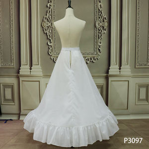 P3097 Jupon trapèze à volants <span class=keywords><strong>sans</strong></span> cerceaux Jupon <span class=keywords><strong>de</strong></span> <span class=keywords><strong>robe</strong></span> <span class=keywords><strong>de</strong></span> <span class=keywords><strong>mariée</strong></span> pour <span class=keywords><strong>mariée</strong></span> - Product Image 2