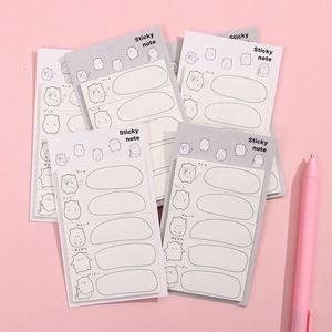 Sticky Notes Set School Supplies Cute Kawaii Self-Adhesive <b>Memo</b> <b>Pads</b> Stationery Creative - Product Image 4
