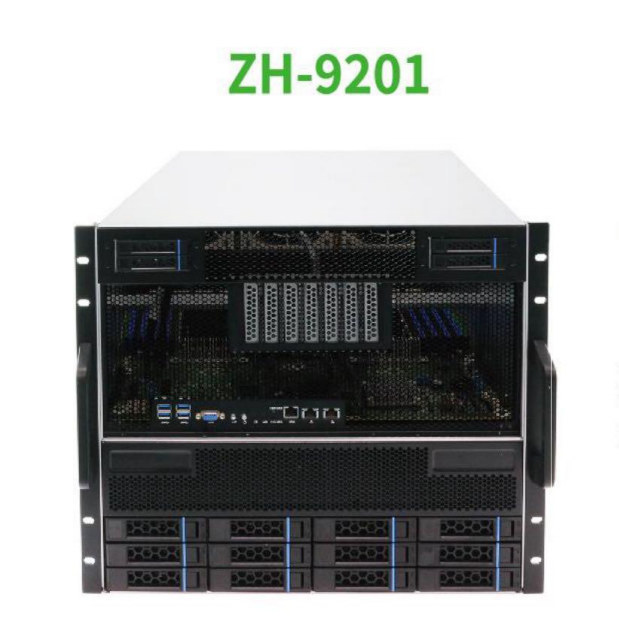 OEM ZN-9201 9U Rackmount 8 GPU Cloud Server Case Intel Xeon Scalable Processors 3.6GHz for Deep Learning AI High-Performance