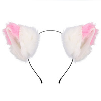 Petite cloche chat oreille bandeau Halloween jeu de rôle Cosplay accessoires de fête en peluche chat renard oreille dessin animé bandeau