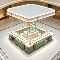 LED-Beleuchtete Schmuck-Vitrine aus MDF-Material für Einzelhandelsgeschäfte und Ausstellungsräume, Komplette Ladeneinrichtung für Juweliergeschäfte
