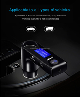 Nouvellement annonce G7 voiture lecteur audio MP3 BT Kit de voiture transmetteur FM sans fil Aux appels mains libres chargeur de téléphone USB