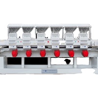 Machine à broder informatisée Brother à 6 têtes, de haute qualité et bon marché, pour t-shirts plats, prix de vente