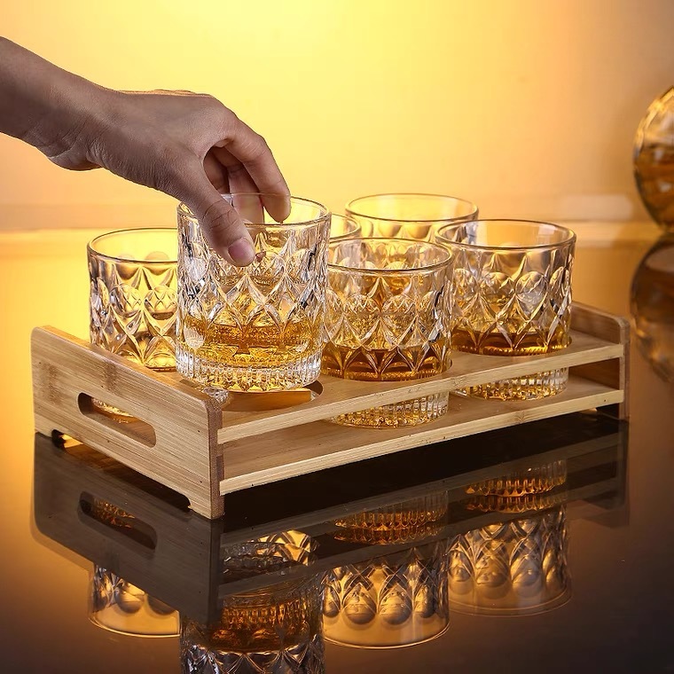Machine pressure 10oz Soda-lime glasses Glassware 300ml lead-free whiskey glass