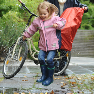 Housse de siège de vélo pour enfant en nylon imperméable rouge de haute qualité, personnalisée, avec poche pour téléphone portable - Product Image 3
