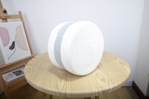 Commercio all'ingrosso Mini cesti di stoccaggio della <span class=keywords><strong>corda</strong></span> di cotone-organizzatori di giocattoli per bambini, porta asciugamani per la casa, contenitori per vasi di piante - Product Image 3