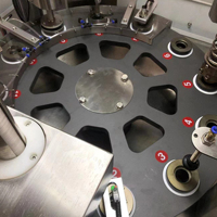 Machine de remplissage et de scellage automatique électrique haute vitesse pour boissons, machine rotative d'emballage de capsules de café, capsuleuse de capsules métalliques 63