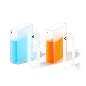 Fabricants de cuvettes en verre de quartz de laboratoire RONGTAI Micro cuvette en verre de quartz pour spectrophotomètre - Product Image 5
