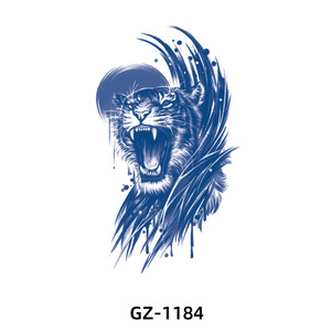 2025 nuevo impermeable <span class=keywords><strong>Tigre</strong></span> Animal <span class=keywords><strong>flor</strong></span> Artificial brazo jugo <span class=keywords><strong>tatuaje</strong></span> pegatinas semipermanente <span class=keywords><strong>tatuaje</strong></span> <span class=keywords><strong>de</strong></span> hierbas para hombres 15 días <span class=keywords><strong>de</strong></span> papel - Product Image 4
