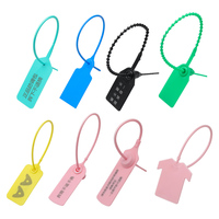Pas de retour si elle est retirée, étiquette à fermeture éclair jetable, étiquette de vêtements, sacs personnalisés, chemise, chaussures, Logo, étiquette de sceau en plastique, cadenas