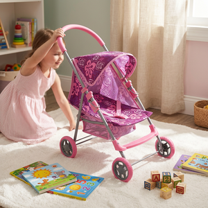 Vente directe du fabriquant Feili vendeur en gros de jouets en vogue <span class=keywords><strong>poussette</strong></span> poupée bébé Roues landau de poupée - Product Image 4