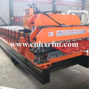 Hochgeschwindigkeits-Glasierte 1075 Dachziegel & PV4 Trapezförmige Platten Doppelschicht-Rollformmaschine - Product Image 2