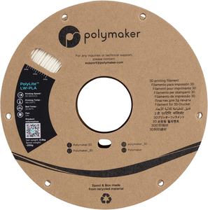 Filament <span class=keywords><strong>PLA</strong></span> léger Polymaker pour imprimante 3D, bobine en carton, faible densité, filament <span class=keywords><strong>PLA</strong></span> 1,75 mm PolyLite <span class=keywords><strong>LW</strong></span>-<span class=keywords><strong>PLA</strong></span> - Product Image 4