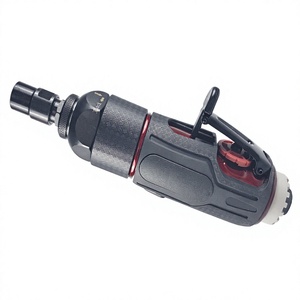 Right Angle Pneumatic Grinder 1/4 Inch Air Inlet Rear Exhaust Lever Switch Industrial Metal Grinding <b>Tool</b> - Product Image 1