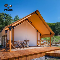 Tente de Safari en toile de coton imperméable, à vendre, de plein air, de vacances, de quatre saisons, avec salle de bain, Lodge, hôtel