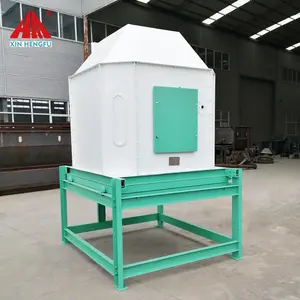 Hayvan yem değirmeni ekipmanları sayaç akış soğutucu 3 t/h pelet soğutma makinesi
