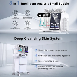 Newface เครื่อง2023 hydradermabrasion ฟองขนาดเล็กการวิเคราะห์ผิวด้วยออกซิเจนเจ็ทอะควาสปาเราใหม่8 1ฟองไมโครบับเบิลสำหรับผิวหน้า - Product Image 3